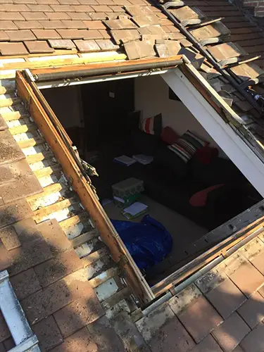 Travaux de toiture avant / après