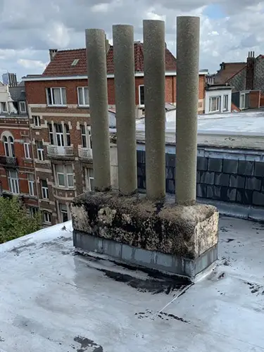 Travaux de toiture avant / après